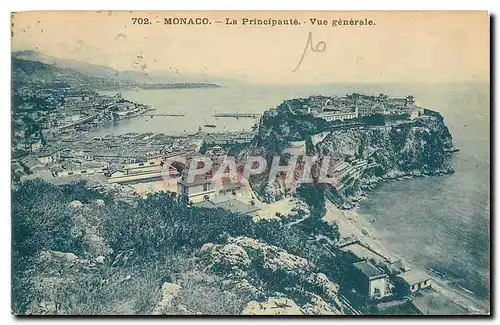 Cartes postales Monaco La Principaute Vue generale