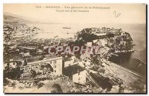 Cartes postales Monaco Vue generale de la Principaute