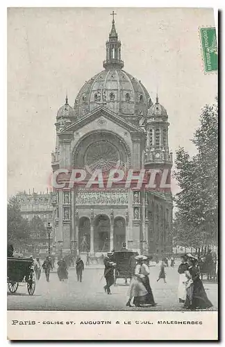 Ansichtskarte AK Paris Eglise St Augustin & le Coul Malesherbes