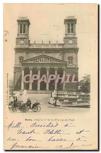 Cartes postales Paris Eglise de Saint Vincent de Paul