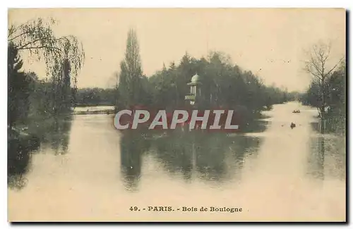 Cartes postales Paris Bois de Boulogne