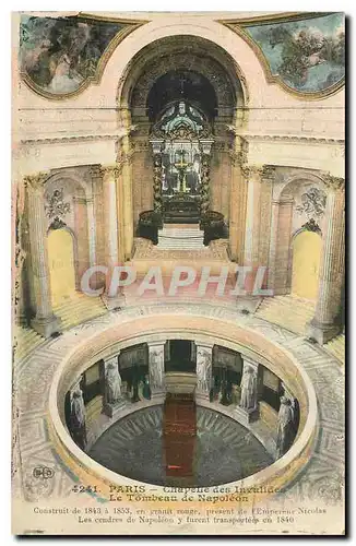 Ansichtskarte AK Paris Chapelle des Invalides Le Tombeau de Napoleon