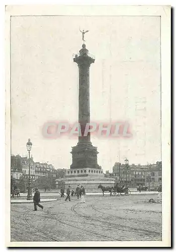 Cartes postales Paris La place de la Bastille