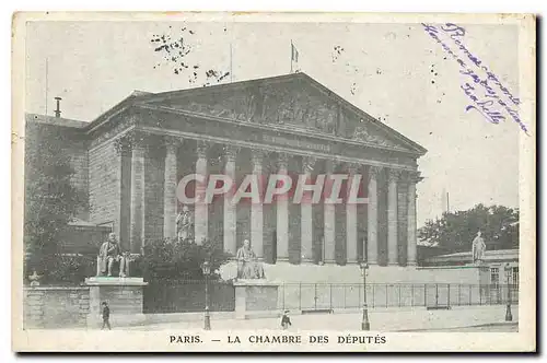 Cartes postales Paris La Chambre des Deputes