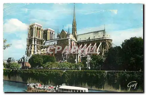 Ansichtskarte AK Paris et ses Merveilles Abside de la Cathedrale Notre Dame