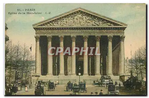 Cartes postales Paris Eglise de la Madeleine