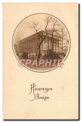 Cartes postales Heureuse Annee Paris Madeleine