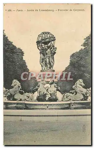 Ansichtskarte AK Paris Jardin du Luxembourg Fontaine de Carpeaux