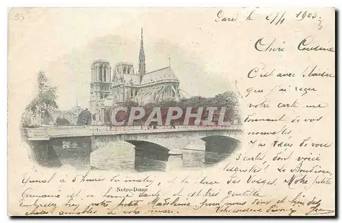 Cartes postales Notre Dame Paris