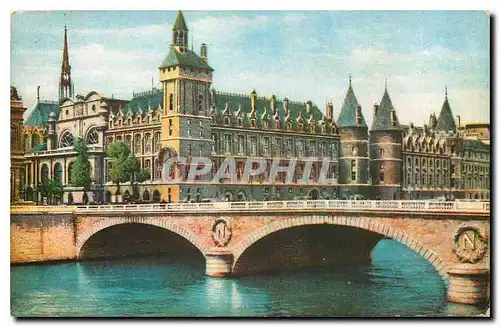 Ansichtskarte AK Paris Le Palais de Justice et le Pont au Change