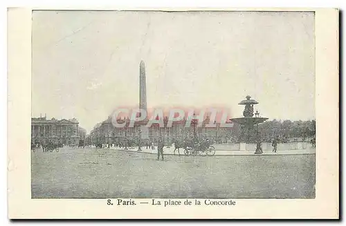 Cartes postales Paris La Place de la Concorde