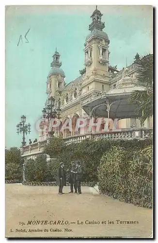 Cartes postales Monte Carlo Le Casino et les Terrasses