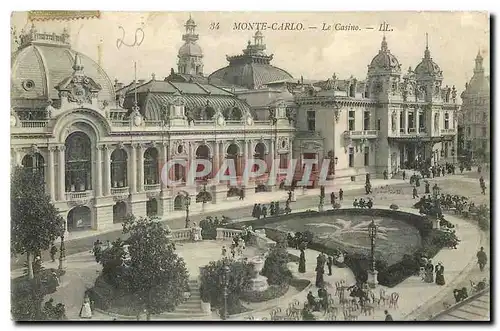 Cartes postales Monte Carlo Le Casino