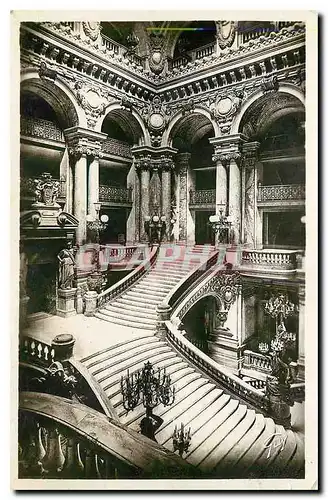 Cartes postales Paris et ses Merveilles Grand Escalier de l'Opera