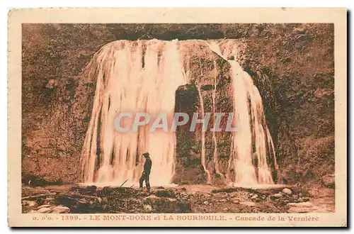 Ansichtskarte AK Le Mont Dore et la Bourboule Cascade de la Verniere