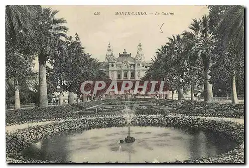 Cartes postales Monte Carlo Le Casino