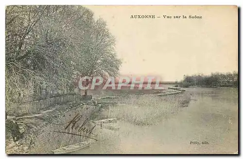 Cartes postales Auxonne Vue sur la Saone
