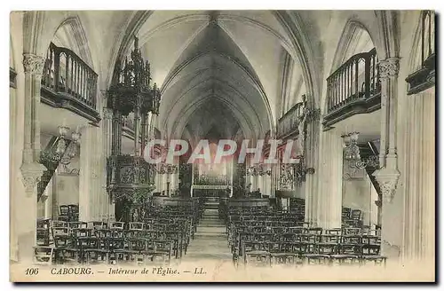 Cartes postales Cabourg Interieur de l'Eglise