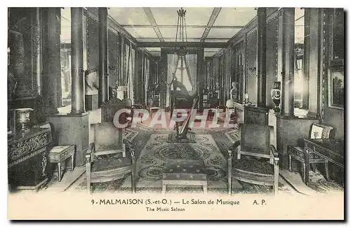 Cartes postales Malmaison S et O Le Salon de Musique