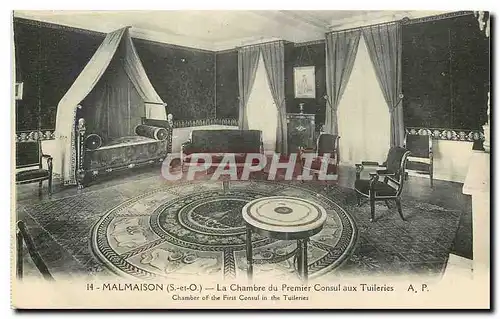 Ansichtskarte AK Malmaison S et O La Chambre du Premier Consul aux Tuileries