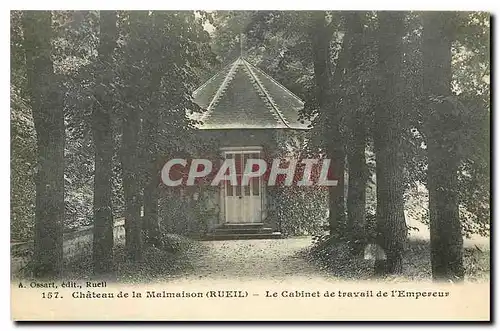 Ansichtskarte AK Chateau de la Malmaison Rueil le Cabinet de travail de l'Empereur