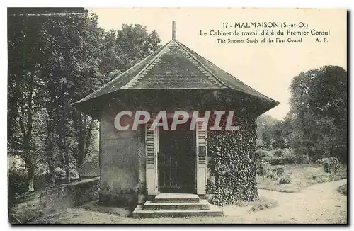 Cartes postales Malmaison S et O le Cabinet de travail d'ete du Premier Consul