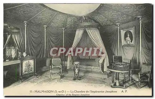 Ansichtskarte AK Malmaison S et O La Chambre de l'Imperatrice Josephine