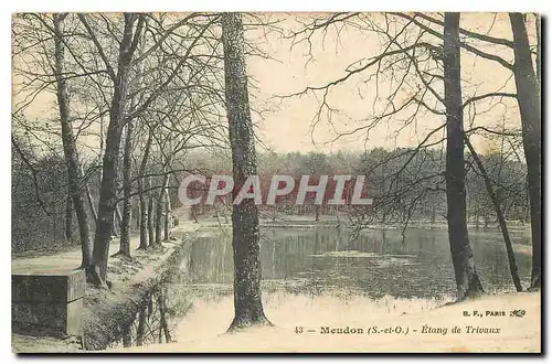 Ansichtskarte AK Meudon S et O Etang de Trivaux