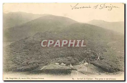 Cartes postales Le Col de Ceyssat Vue prise a vol d'oiseau