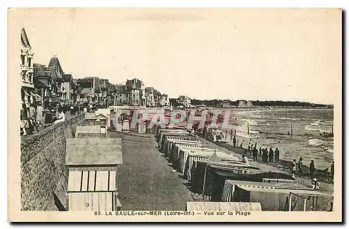 Ansichtskarte AK La Baule sur Mer Loire Inf Vue sur la Plage