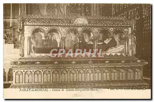 Cartes postales Paray le Monial Chasse de Saine Marguerite Marie