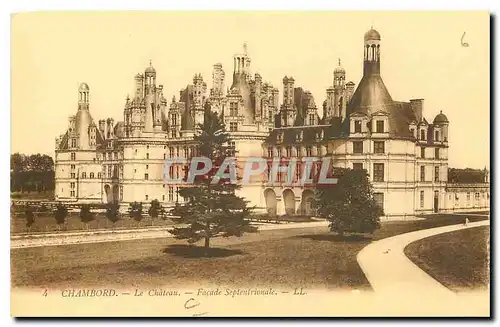 Ansichtskarte AK Chambord le Chateau Facade Septentrionale