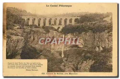 Ansichtskarte AK Le Cantal Pittoresque Cascade de Salins prs Mauriac