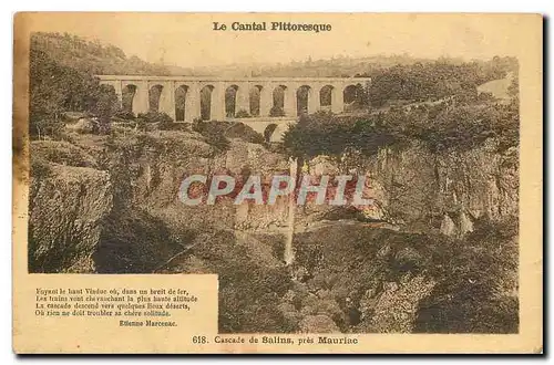 Cartes postales Le Cantal Pittoresque Cascade de Salins prs Mauriac