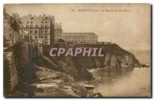 Ansichtskarte AK Granville La Muraille du Nord