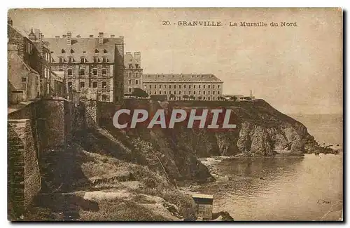 Cartes postales Granville La Muraille du Nord