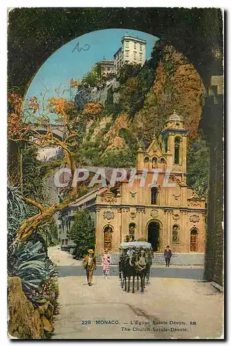 Cartes postales Monaco l'Eglise Sainte Devote