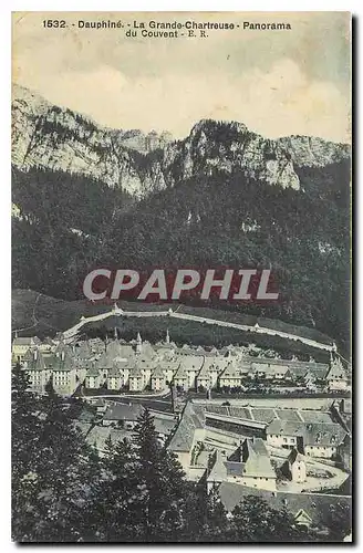 Cartes postales Dauphine la grande Chartreuse panorama du Couvent