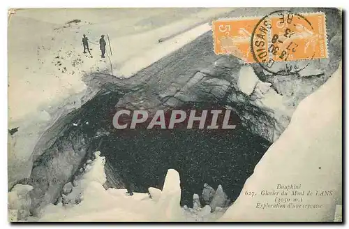 Ansichtskarte AK Dauphine Glacier du Mont de Lans