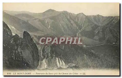 Ansichtskarte AK Le Mont Dore panorama du Sancy pris du Chemin des Cretes