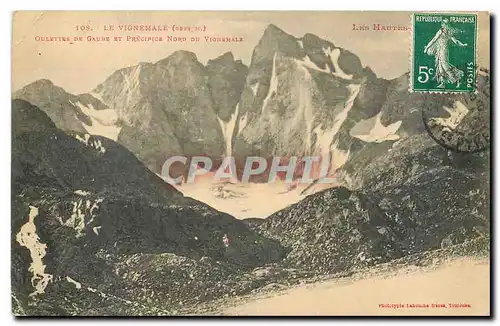 Cartes postales Le Vignemale oulettes de Gaube et precipice nord du Vignemale