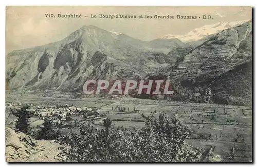 Ansichtskarte AK Dauphine le Bourg d'Oisans et les Grandes Rousses