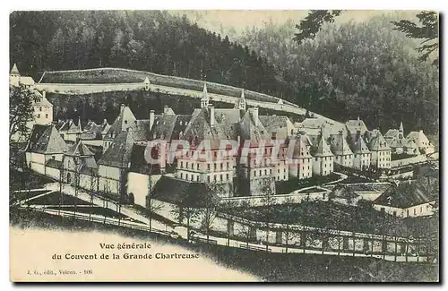 Cartes postales Vue generale du Couvent de la Grande Chartreuse