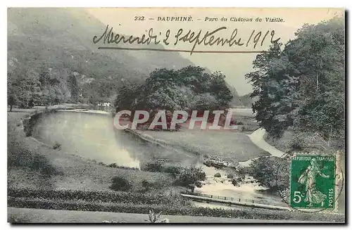 Cartes postales Dauphine Parc du Chateau de Vizille