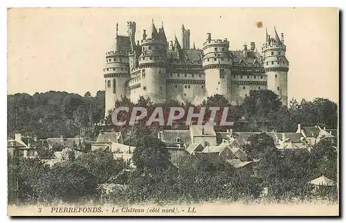 Cartes postales Pierrefonds le Chateau cote nord