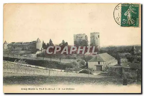 Cartes postales Cinq Mars la Pile I et L le Chateau