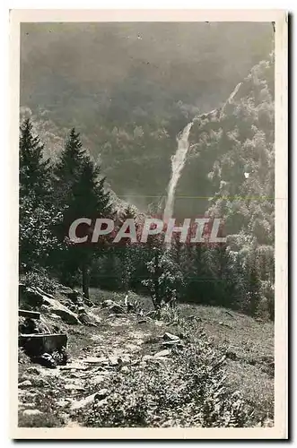 Ansichtskarte AK Dauphine Isere la Ferriere d'Allevard Fond de France Cascade du Pissou