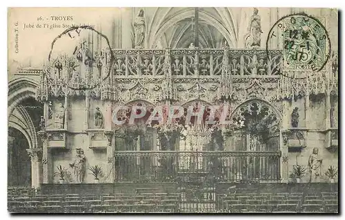 Cartes postales Troyes Jube de l'Eglise Ste Madeleine