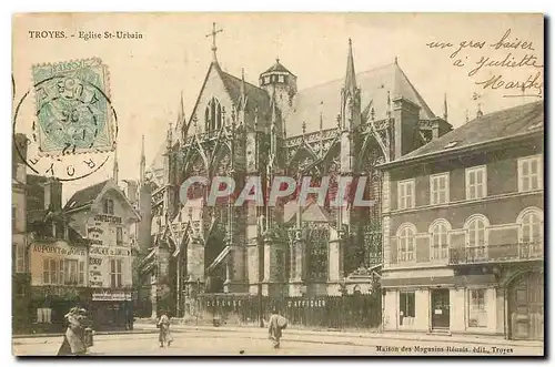 Cartes postales Troyes Eglise St Urbain