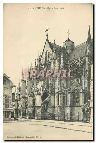 Cartes postales Troyes Eglise St Urbain